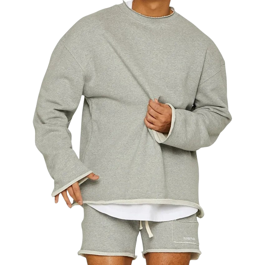 Carmelita - Comfortable Basic Sweatshirt for Men with Relaxed Fit