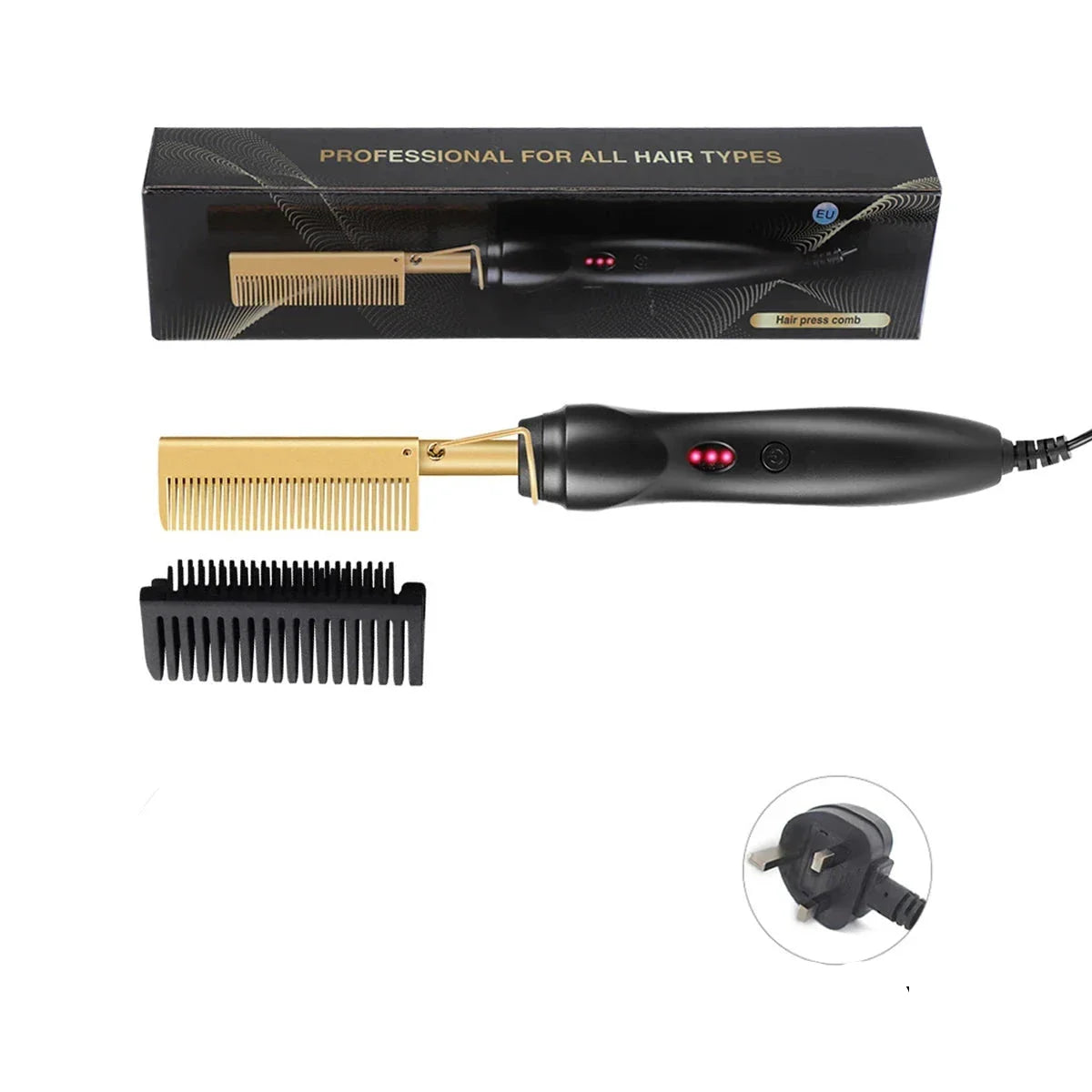 Quinn - Portable Electric Beard and Hair Styling Comb for Effortless Grooming