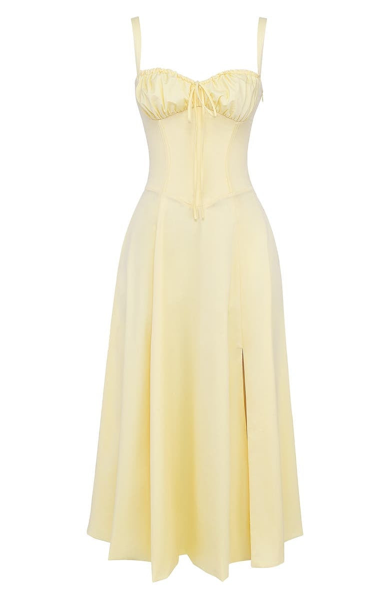 Nooria - Elegant Women's Floral Midi Dress with Flared Skirt