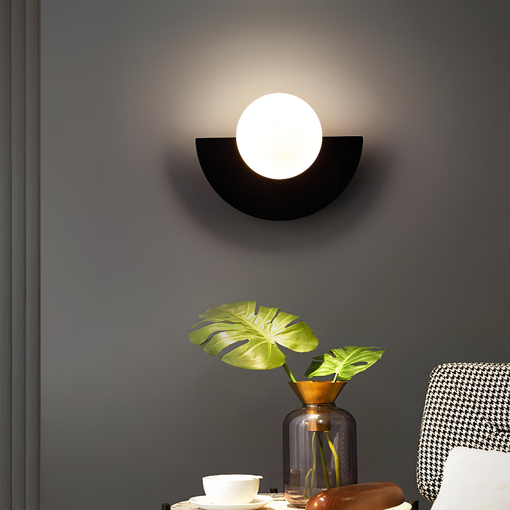 Sculptora - Nordic Half Moon LED Wall Light For Modern Interiors