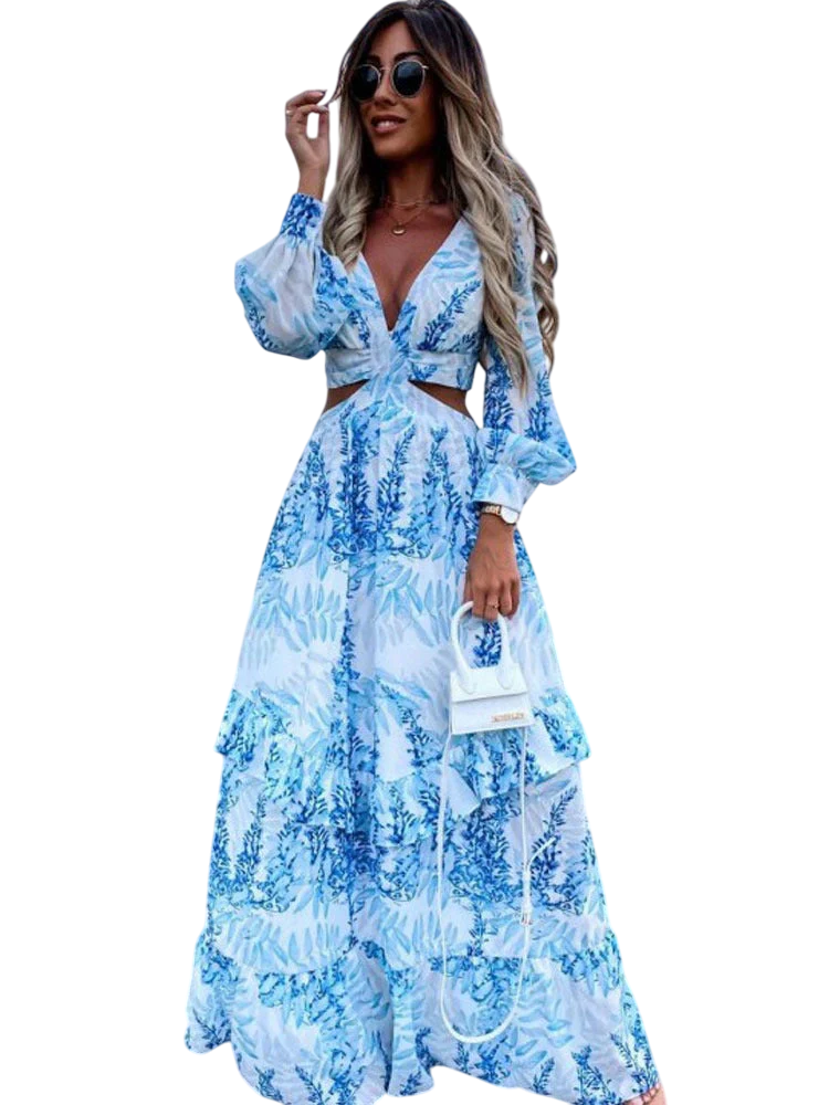 Nicolina - Stylish Long Dress with Flattering Fit and Elegant Design