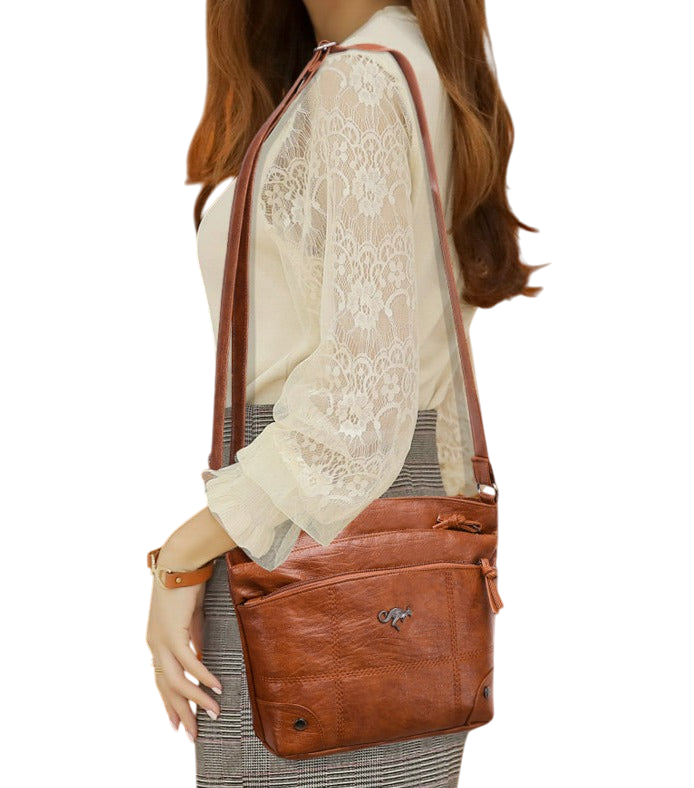 Rhiannon - Luxurious Ladies Handbag in Smooth PU Leather