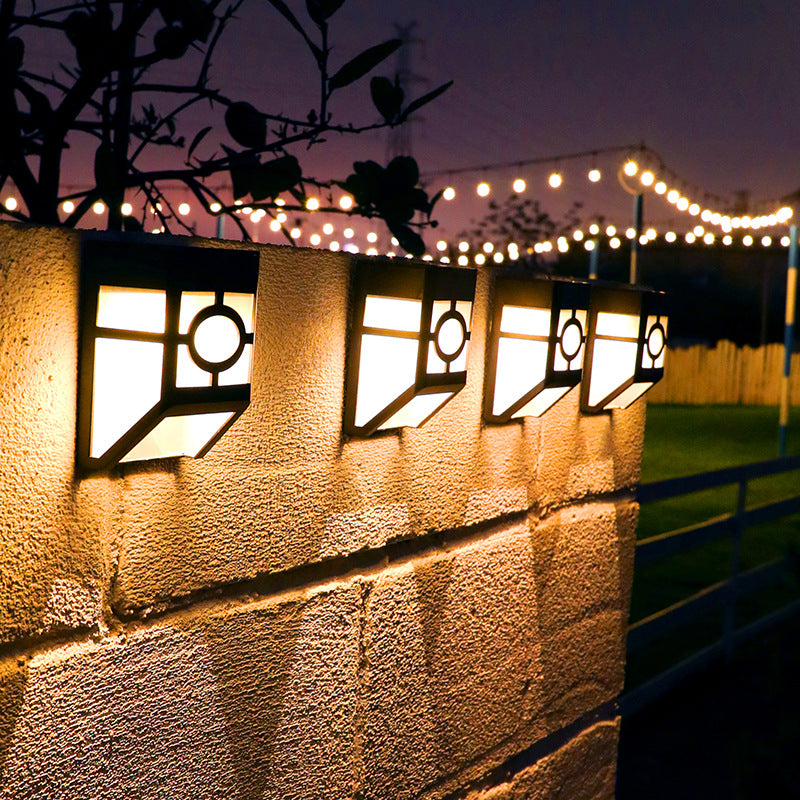 Homora - HikariGlow Japanese Solar Wall Light for Elegant Outdoor Bliss