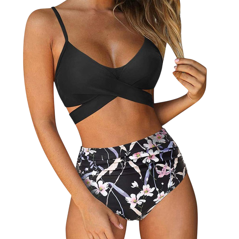 Vardi - Colorful High-Waisted Women's Bikini for Stylish Summer Wear