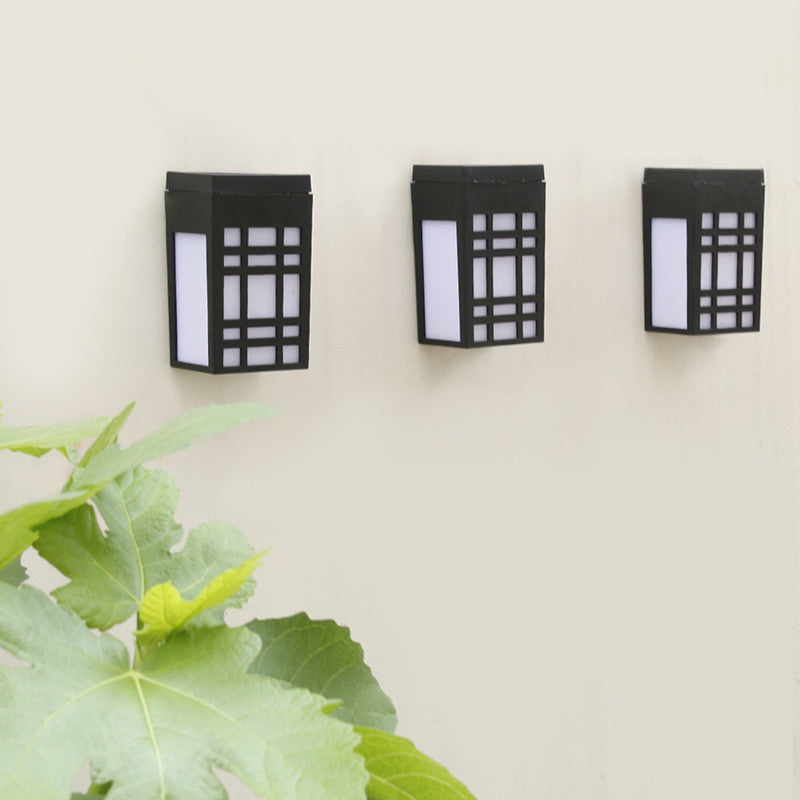 Homora - HikariGlow Japanese Solar Wall Light for Elegant Outdoor Bliss