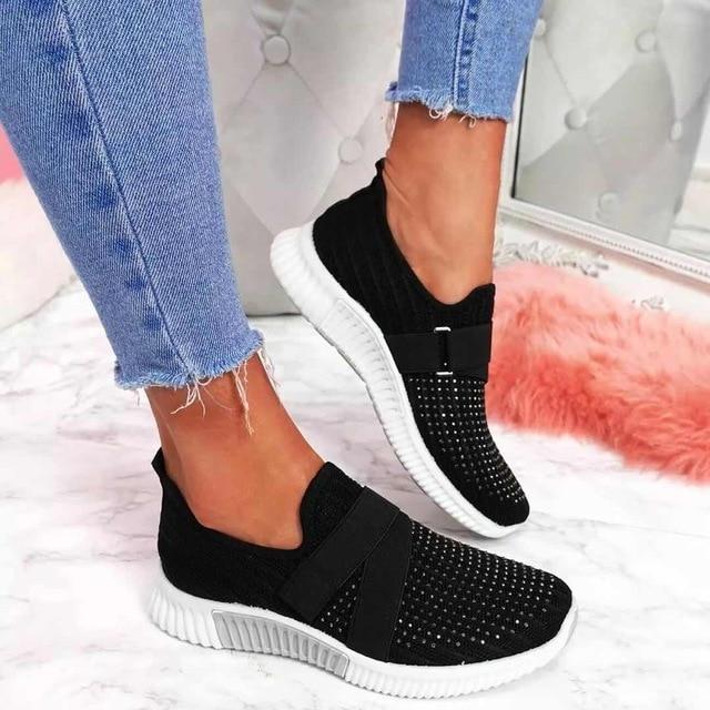 Daisie - Stylish Orthopedic Slip-On Women's Sneakers for All-Day Comfort