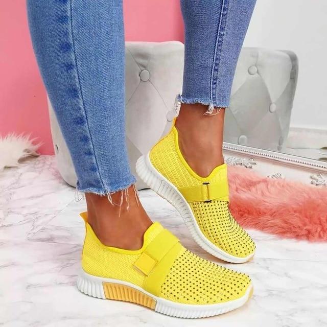 Daisie - Stylish Orthopedic Slip-On Women's Sneakers for All-Day Comfort