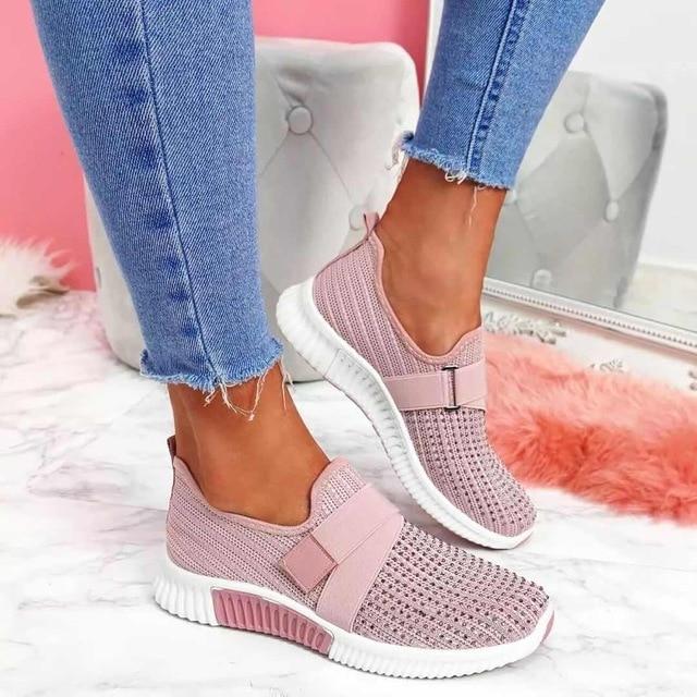 Daisie - Stylish Orthopedic Slip-On Women's Sneakers for All-Day Comfort