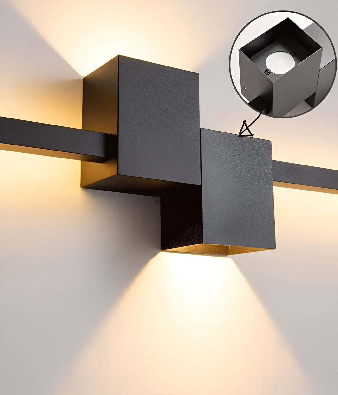 Arvion - The Line Minimalist Black Long LED Wall Light Fixture