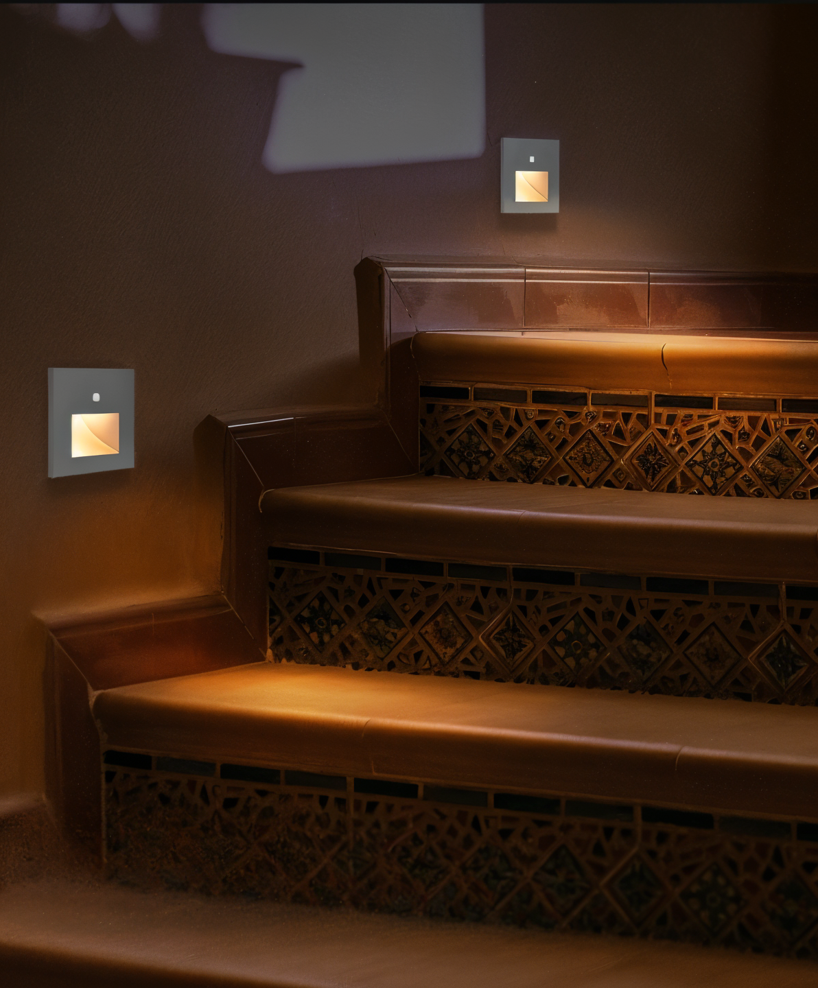 Enyra - LumiStep Motion Sensor Flush Mount Wall Light For Stairs