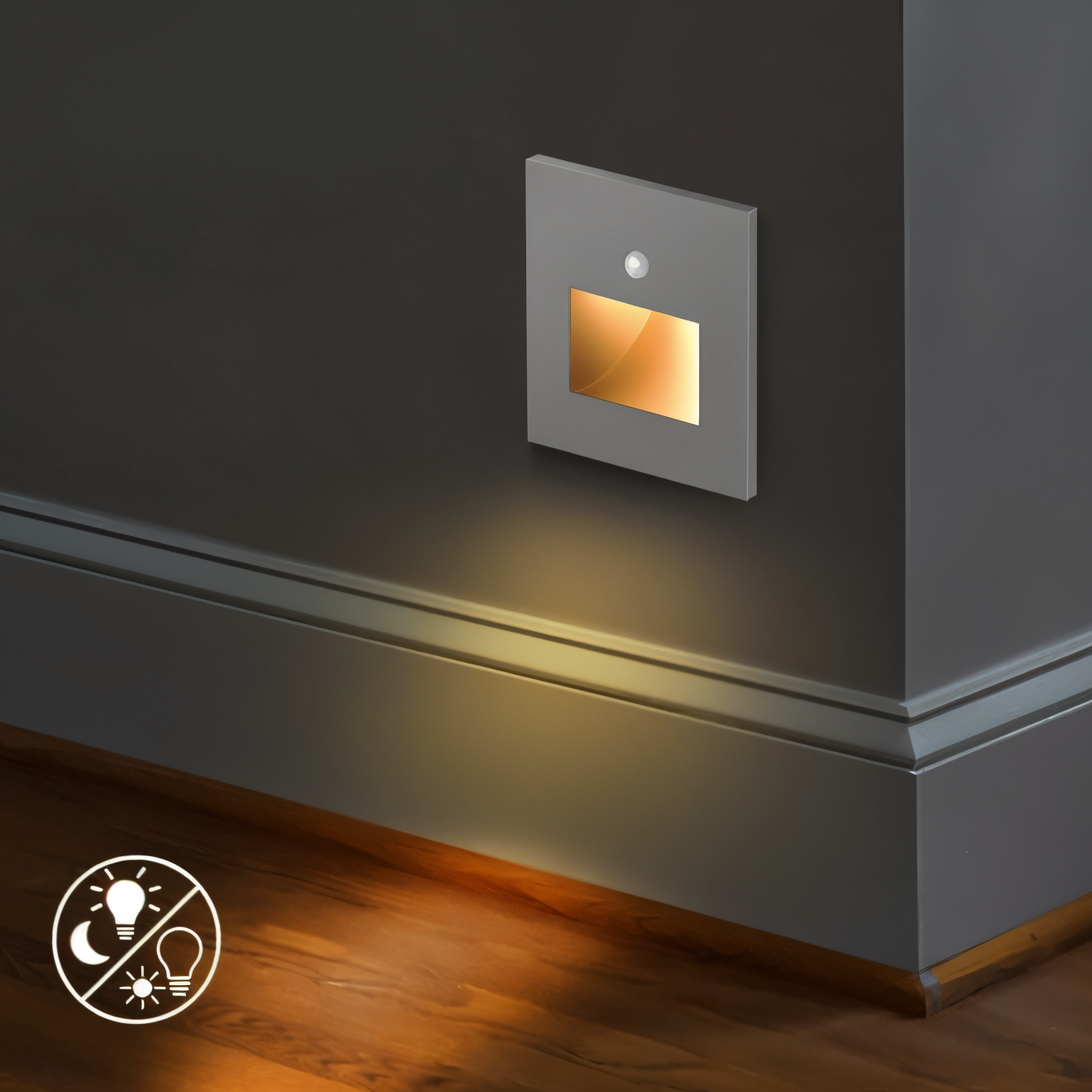 Enyra - LumiStep Motion Sensor Flush Mount Wall Light For Stairs