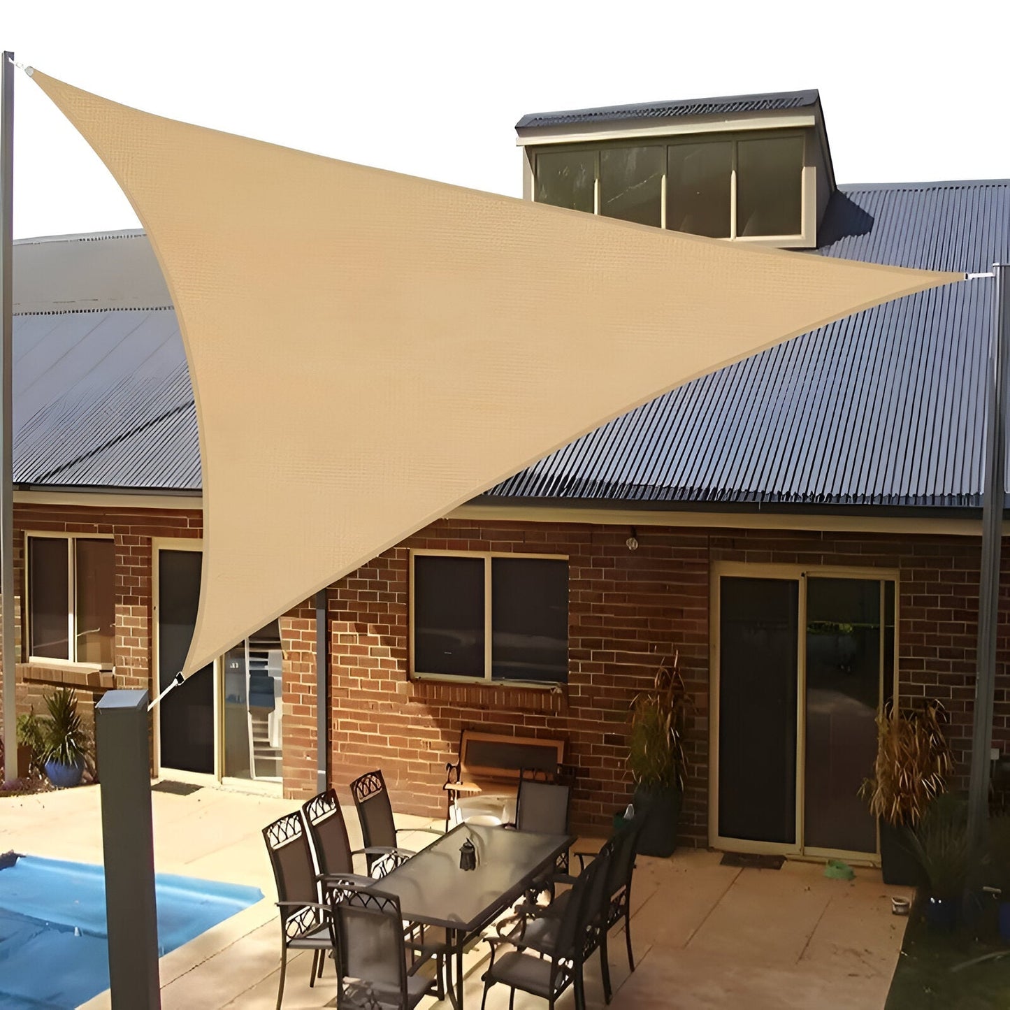 Colura – Waterproof Triangular Sun Shade with UV Protection