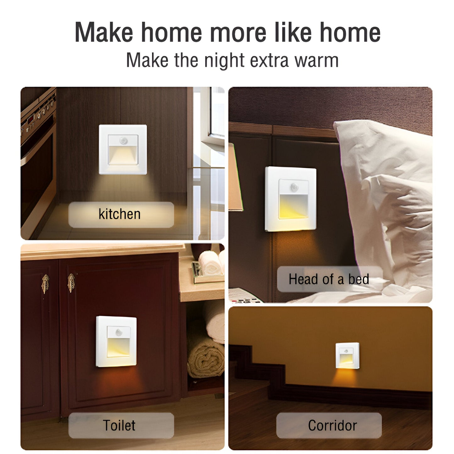 Enyra - LumiStep Motion Sensor Flush Mount Wall Light For Stairs