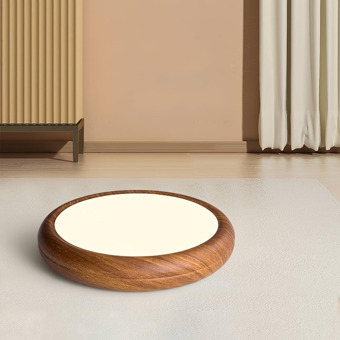 Florven - Giulio Scandinavian Wooden Ceiling Light With LED Lamp