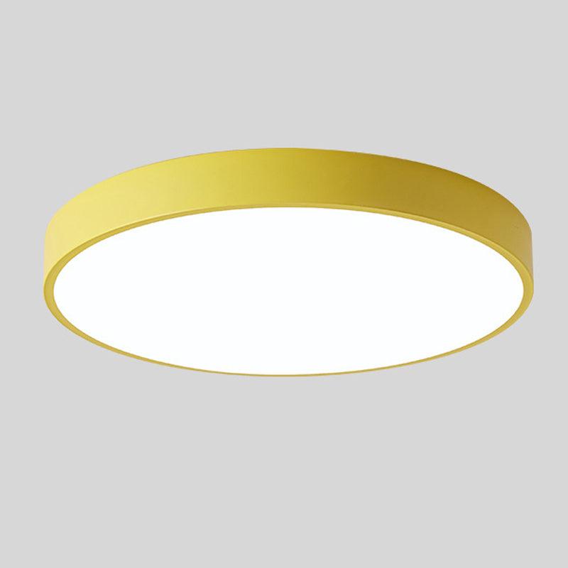 NestGLow - Modern Nordic Wooden Circular Ceiling Light for Elegant Interiors
