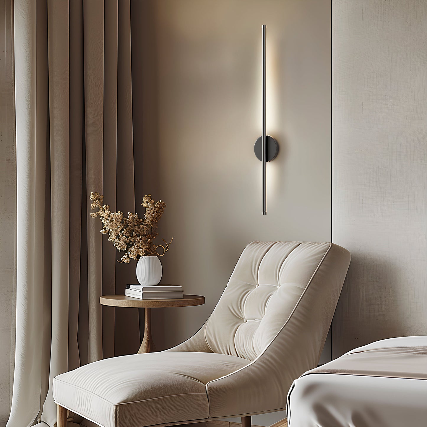 Bernadette - Wireless modern wall lights set with sleek rechargeable design
