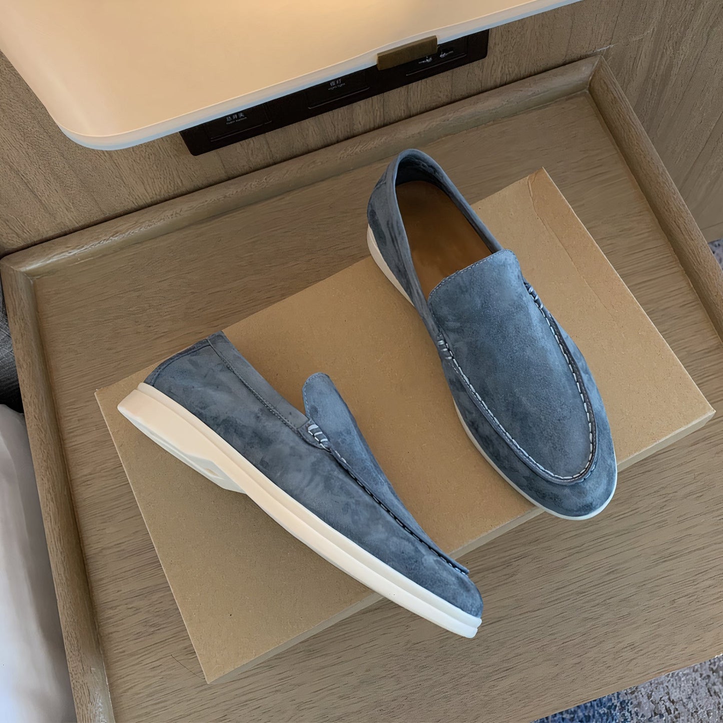 Thaddeus - Men's Suede Loafers Lightweight All Season Comfort