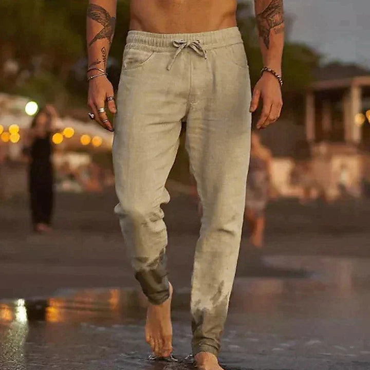 Dallas - Jaxx Linen Pants For Men Breathable Lightweight Relaxed Fit