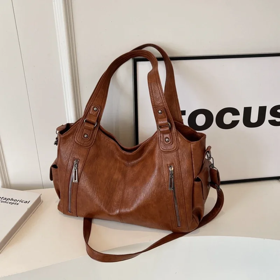 Marie - Elegant Leather Shoulder Bag for Stylish Women