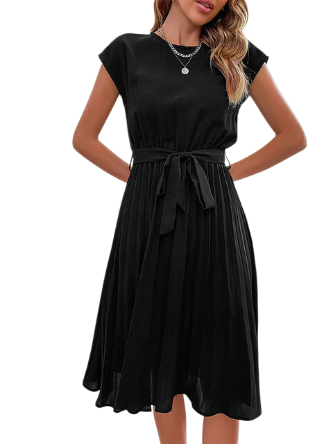 Caolinn - Elegant Women's Summer Dress with Pleated Design
