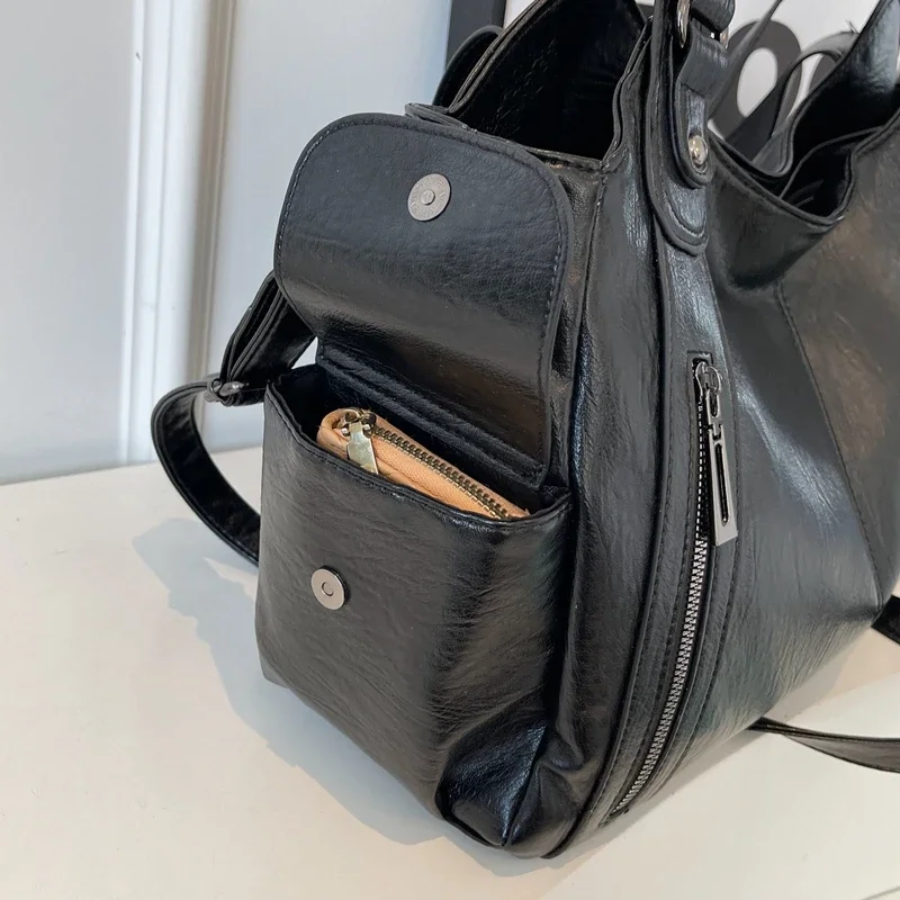 Marie - Elegant Leather Shoulder Bag for Stylish Women
