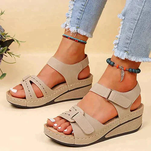 Xiomara - Stylish High-Heeled Sandals with Ankle Strap for Women