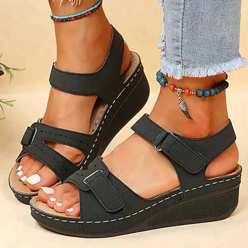 Xiomara - Stylish High-Heeled Sandals with Ankle Strap for Women