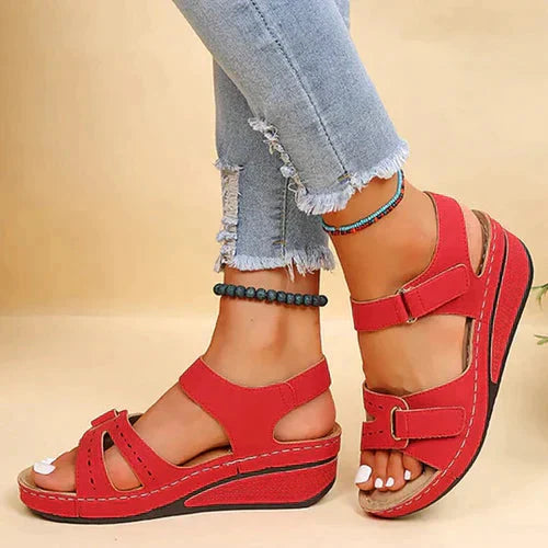 Xiomara - Stylish High-Heeled Sandals with Ankle Strap for Women