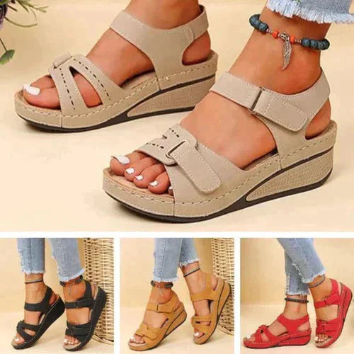 Xiomara - Stylish High-Heeled Sandals with Ankle Strap for Women