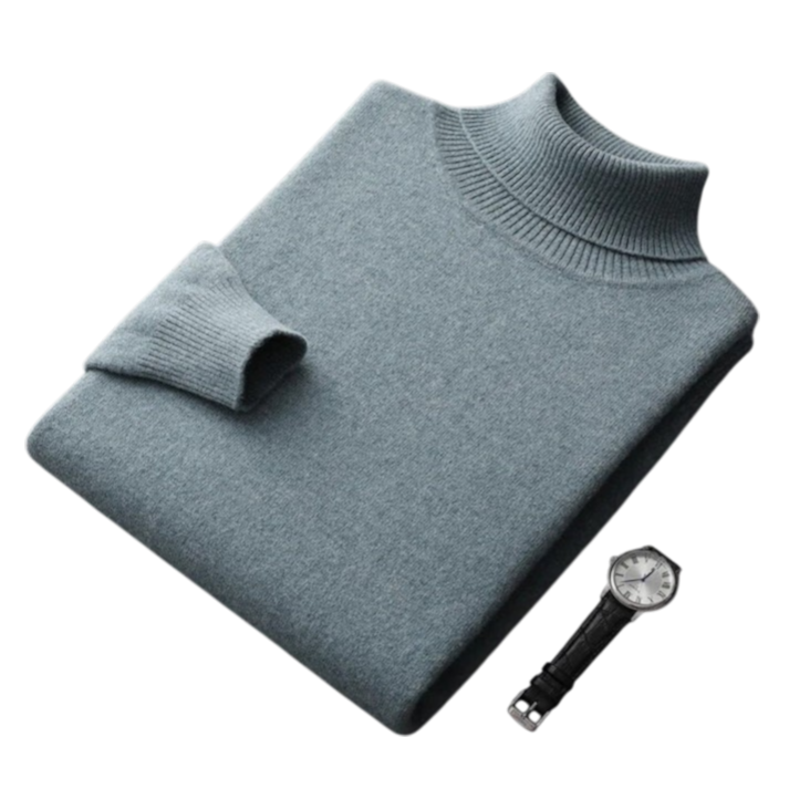 Finn - High-Quality Cashmere Turtleneck Sweater for Men
