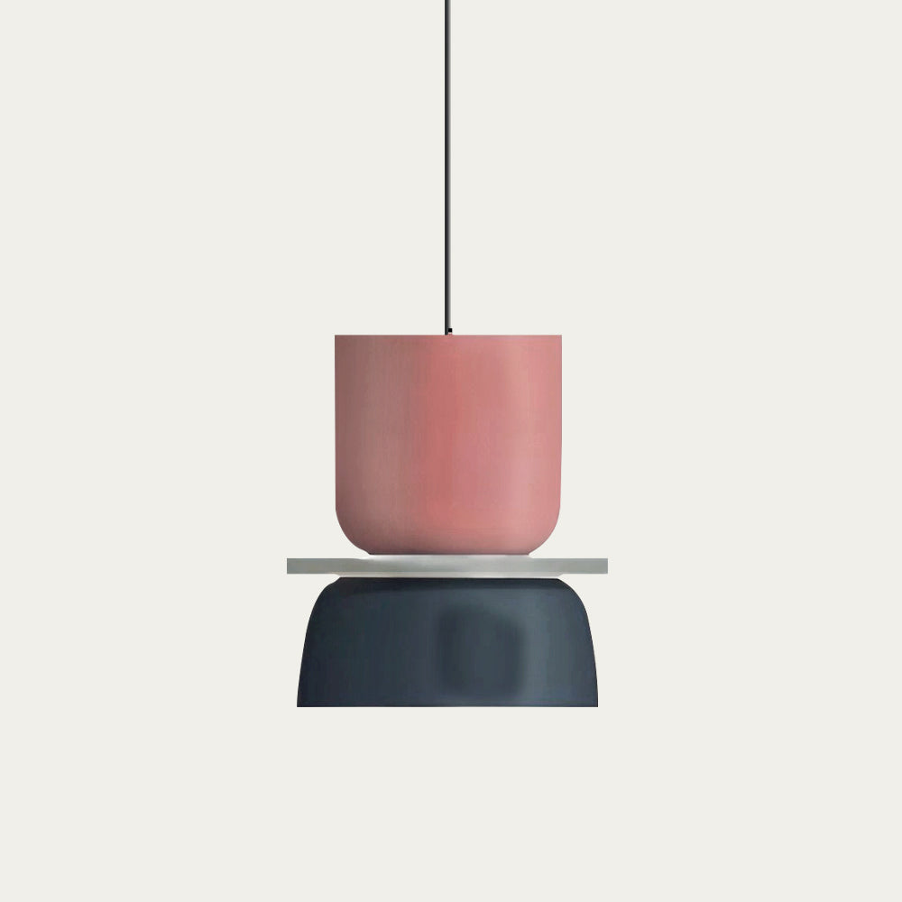 Roseva - Rina Colorful Scandinavian Pendant Light With Metal Finish