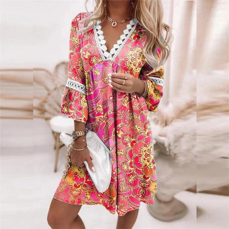 Charity - Beautiful Floral Dress for Women with Comfortable Fit