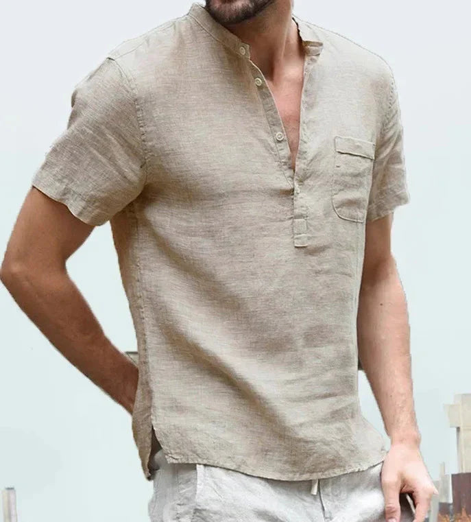 Elvis - Stylish Men's Linen Shirt for Ultimate Summer Comfort