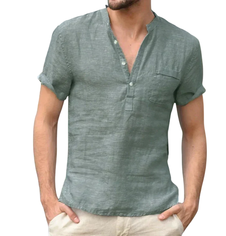 Elvis - Stylish Men's Linen Shirt for Ultimate Summer Comfort
