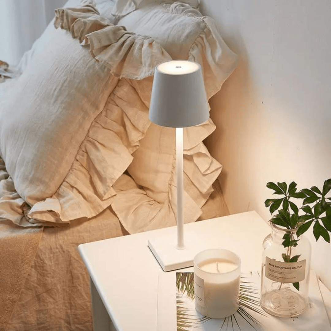 Aurilith - luxury wireless table lamp with soft glow