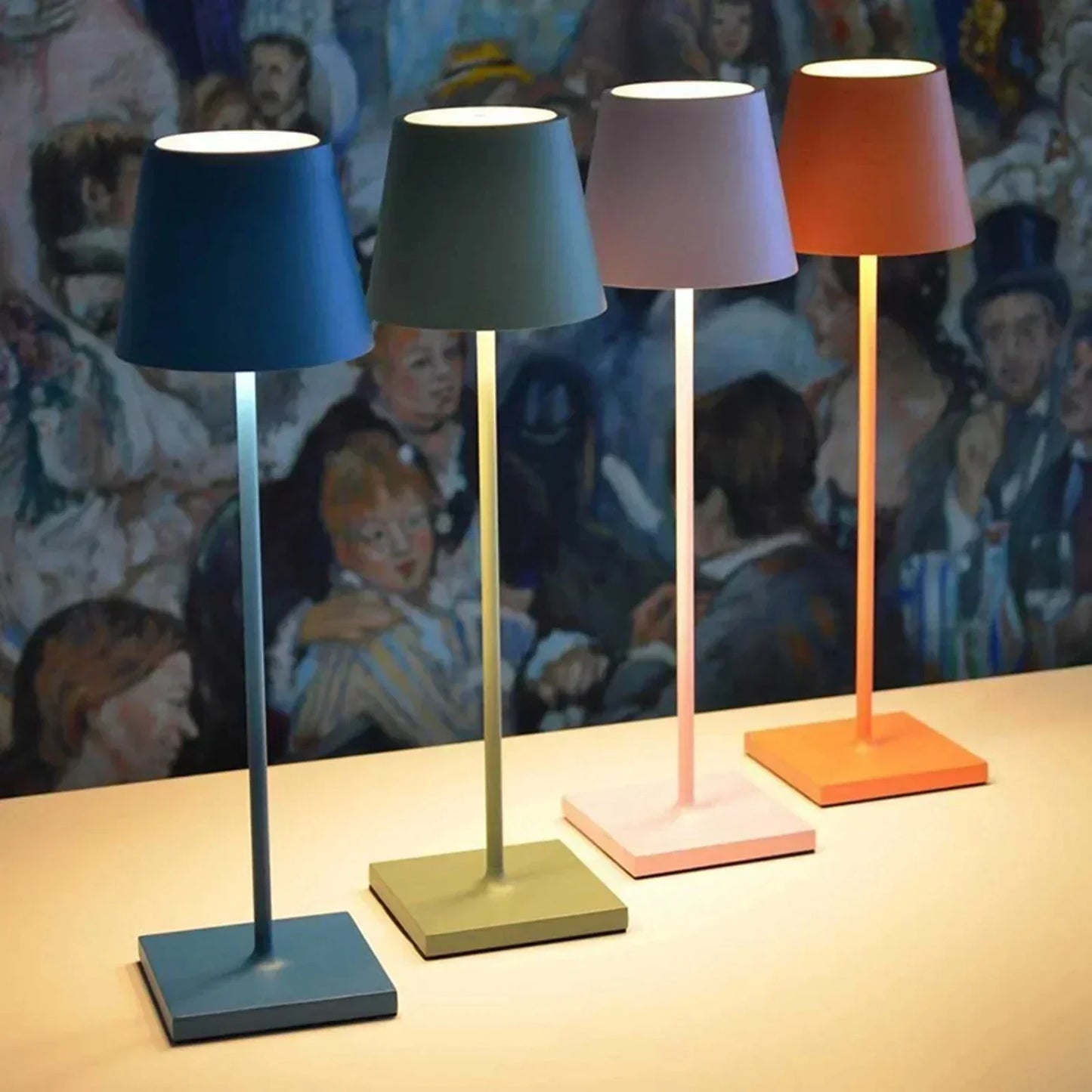 Aurilith - luxury wireless table lamp with soft glow