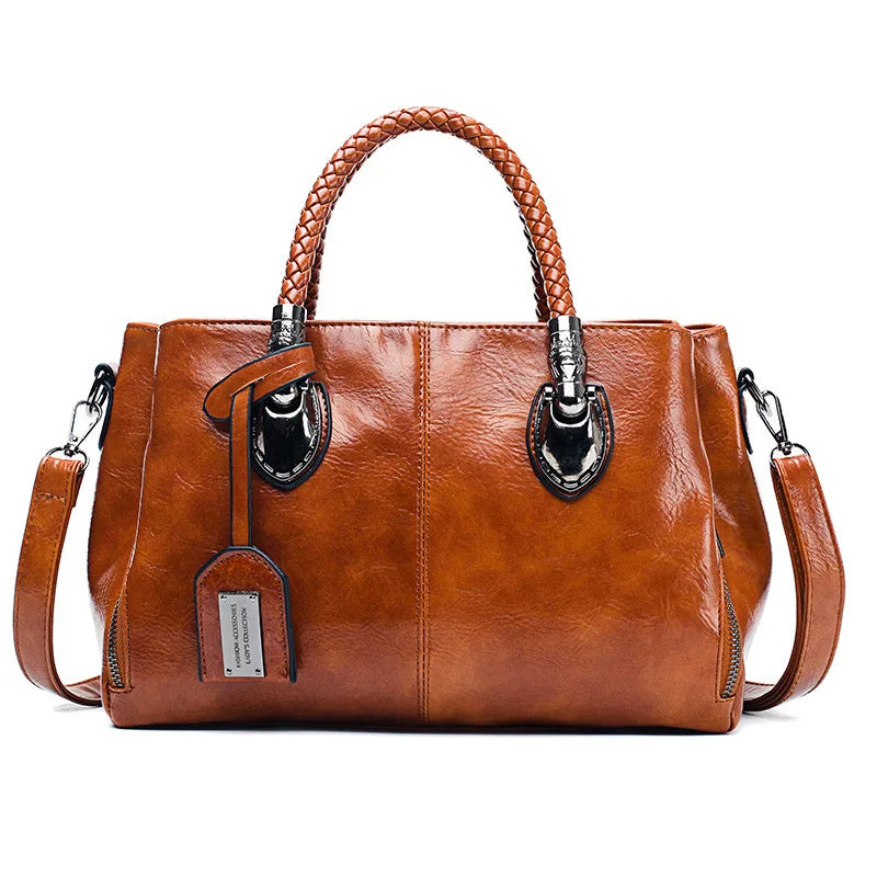 Lurleen - Spacious Leather Handbag with Elegant Design and Premium Quality