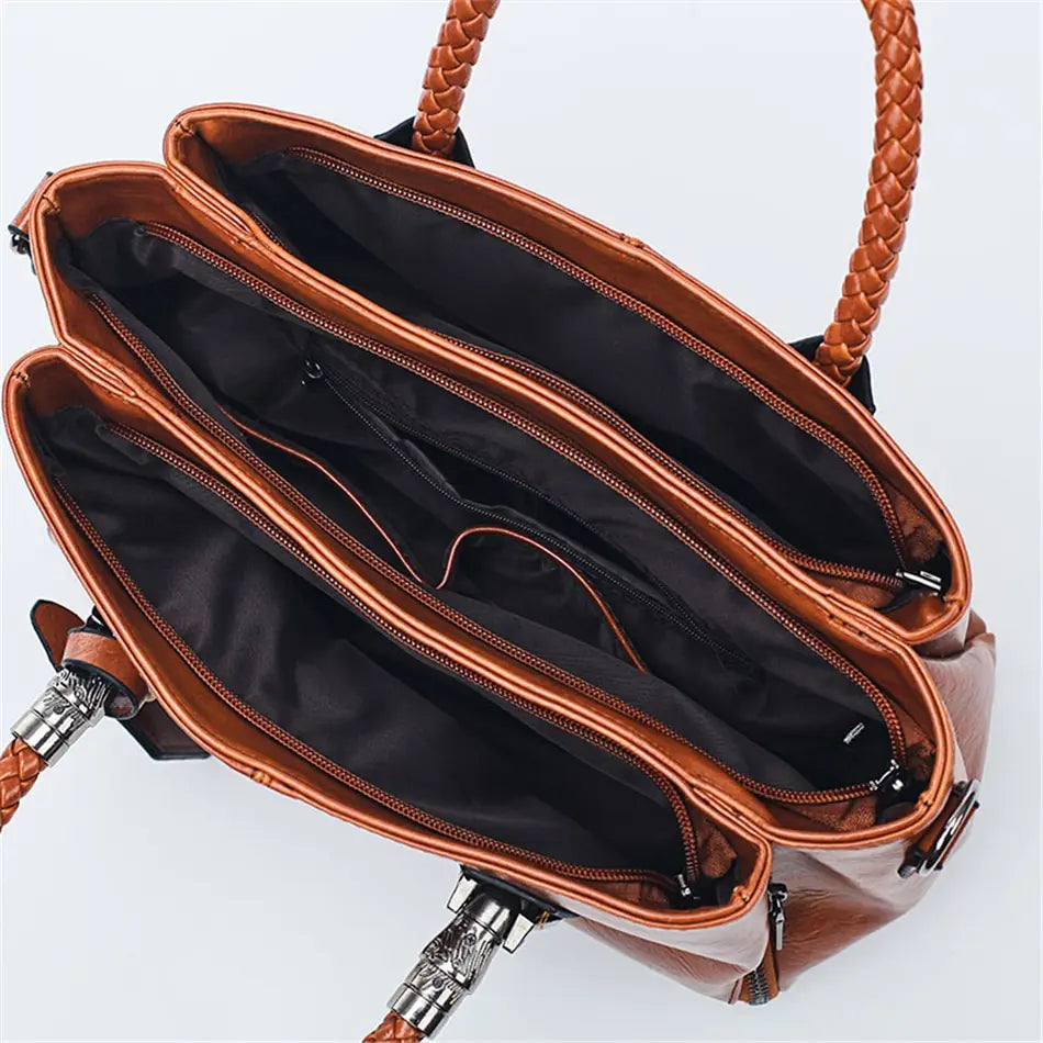 Lurleen - Spacious Leather Handbag with Elegant Design and Premium Quality