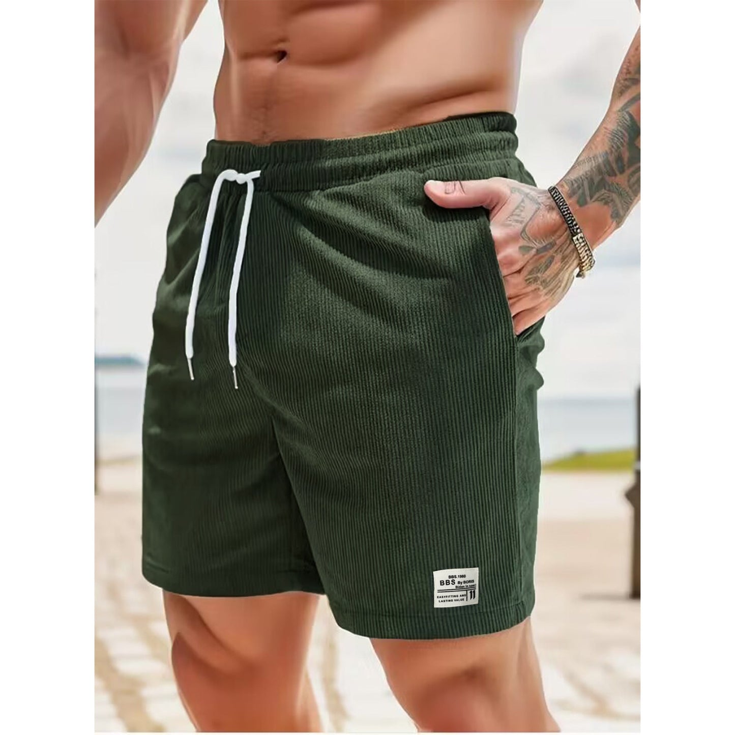 Bernard - Stylish Men's Leisure Shorts with Ample Pocket Space