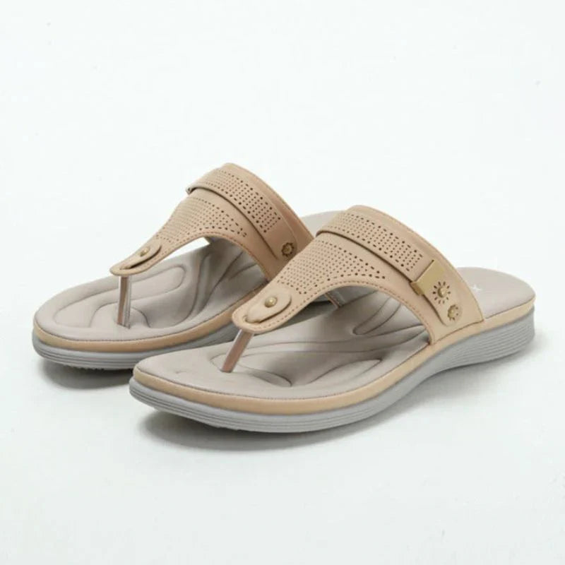 Zaira - Stylish and Durable Thong Sandals with Cushioned Sole