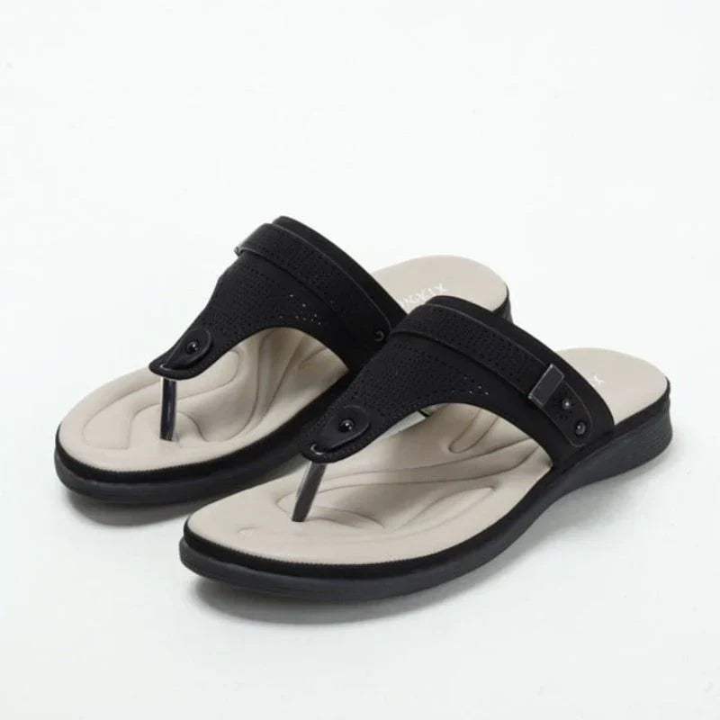 Zaira - Stylish and Durable Thong Sandals with Cushioned Sole