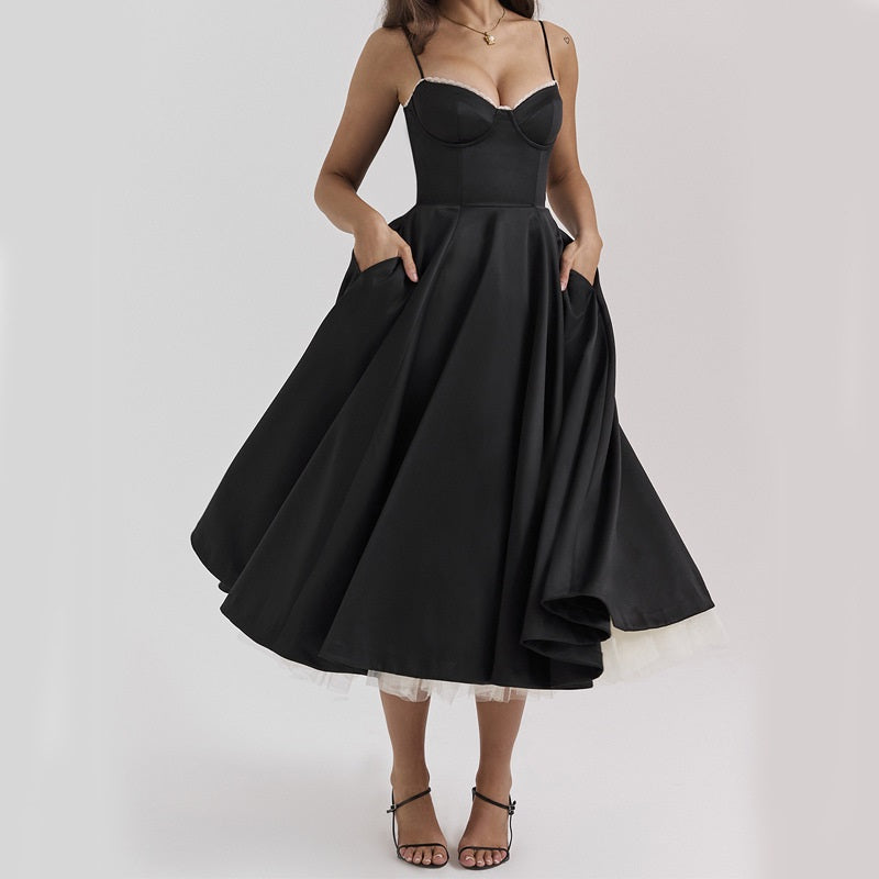 Marley - Elegant Women's Summer Dress with Chevron Design
