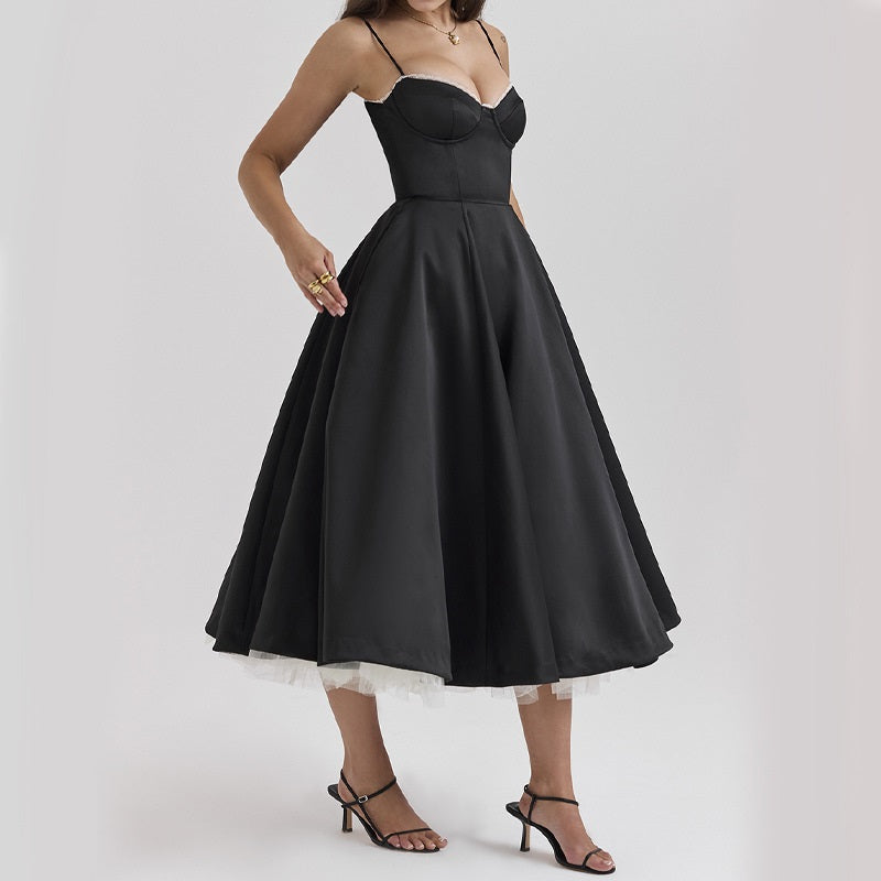 Marley - Elegant Women's Summer Dress with Chevron Design