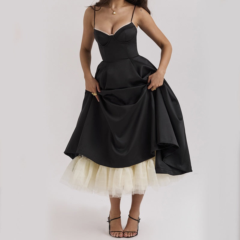 Marley - Elegant Women's Summer Dress with Chevron Design
