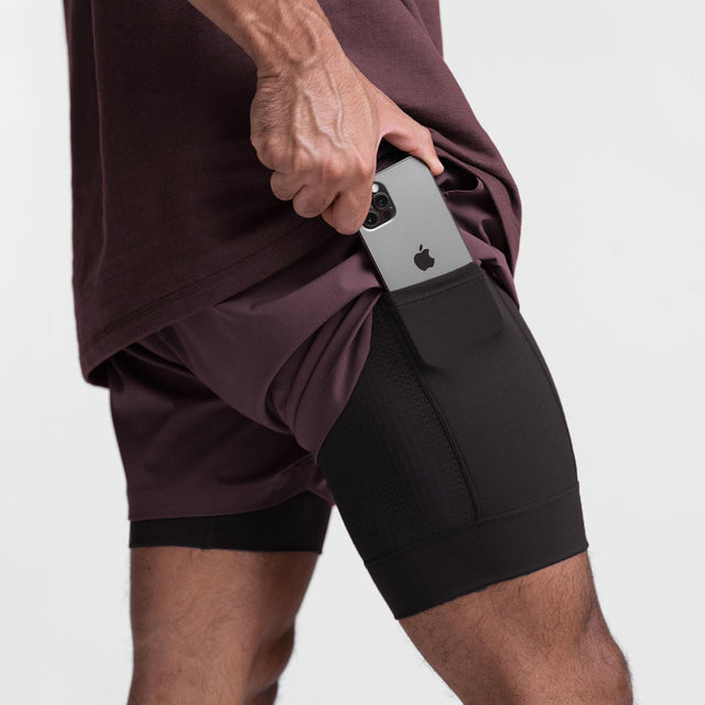 Nicholas - Stylish Men's Fitness Sports Shorts with Thigh Pocket