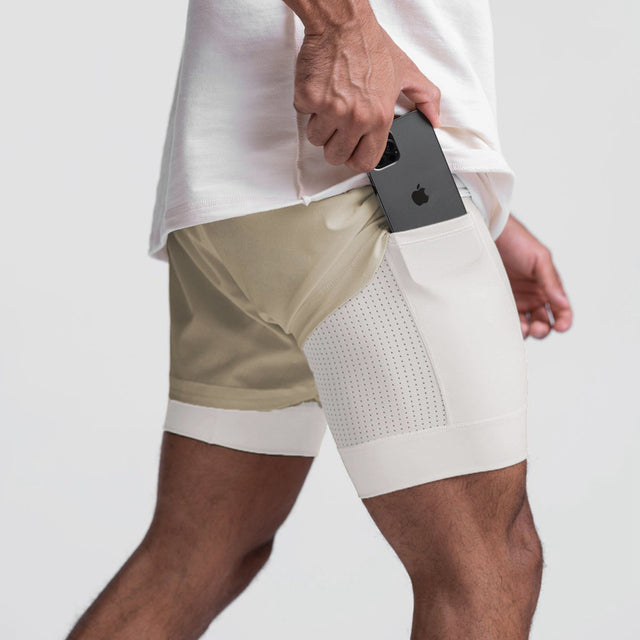 Nicholas - Stylish Men's Fitness Sports Shorts with Thigh Pocket
