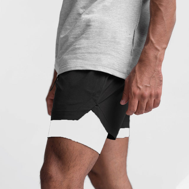 Nicholas - Stylish Men's Fitness Sports Shorts with Thigh Pocket