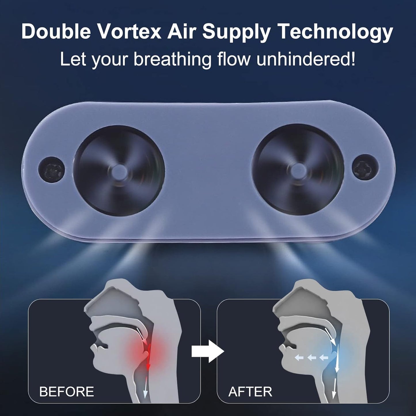 Frederick - Microbreath Mask Free CPAP Device For Quiet Sleep Tonight