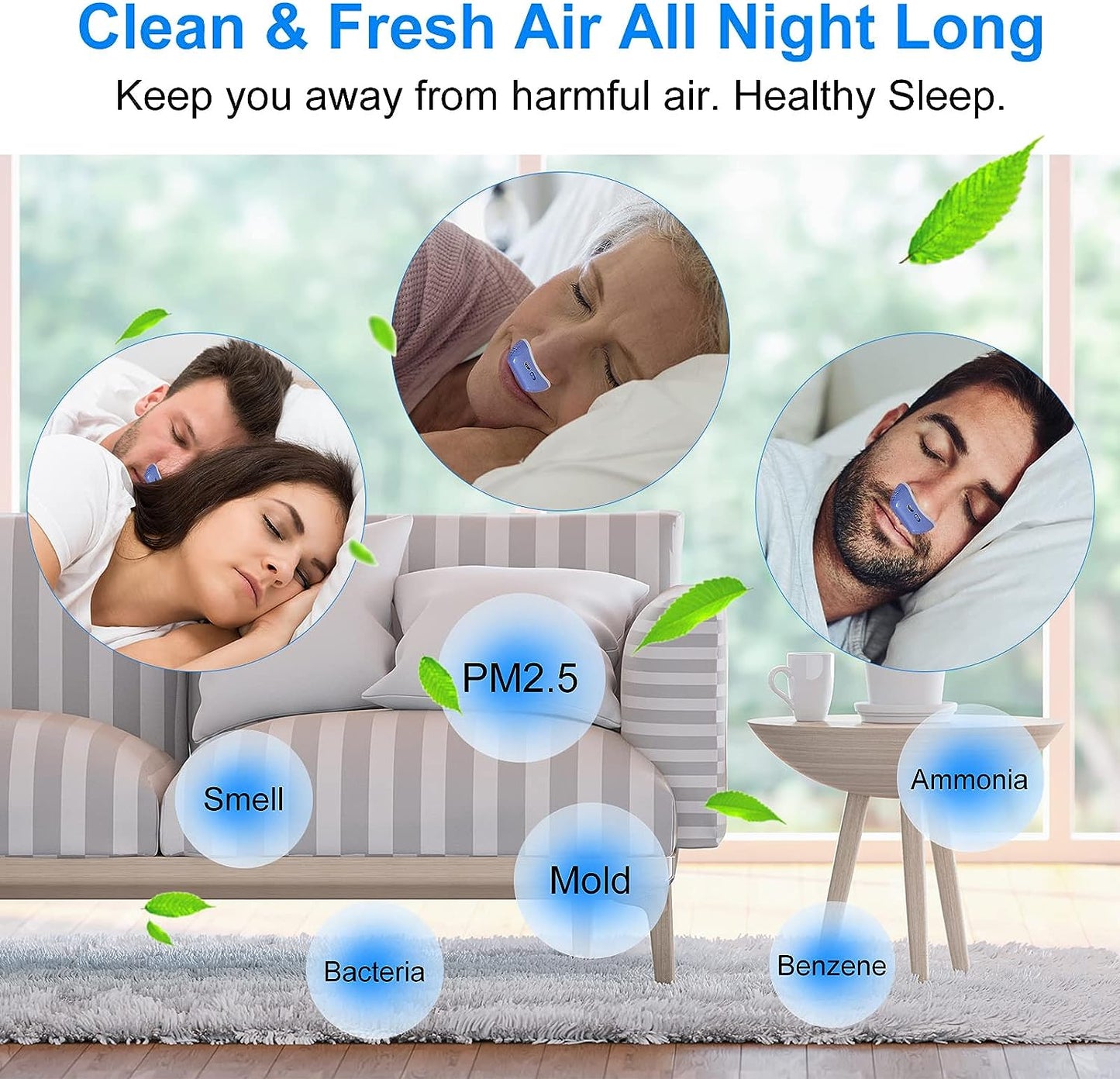 Frederick - Microbreath Mask Free CPAP Device For Quiet Sleep Tonight