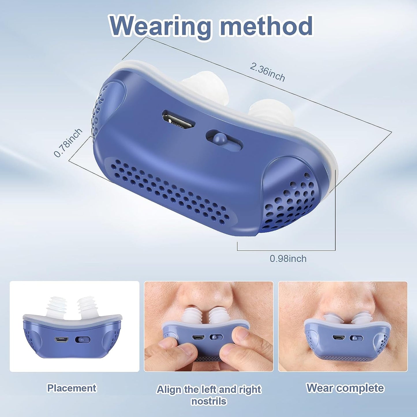 Frederick - Microbreath Mask Free CPAP Device For Quiet Sleep Tonight